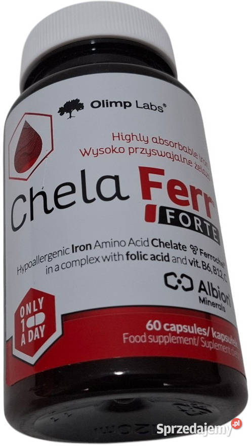 Żelazo Chela Ferr Forte 60 kapsułek Olimp Labs Czeladź