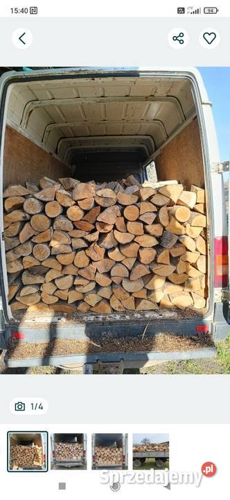 Dębowe drewno kominkowe suche Żelkowo