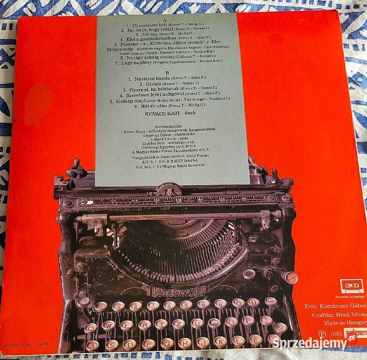 Kovcs Kati Szerelmes Levl Indigóval 1982 stan Chełmno