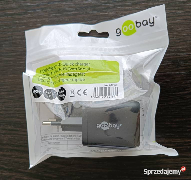 Szybka ładowarka sieciowa USBC 65W quick charger Ładowarki Łódź