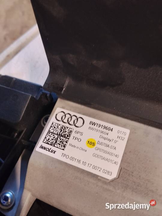 Ekran nawigacji wyświetlacz MMI 70 Audi A4 B9 8W Zbąszyń