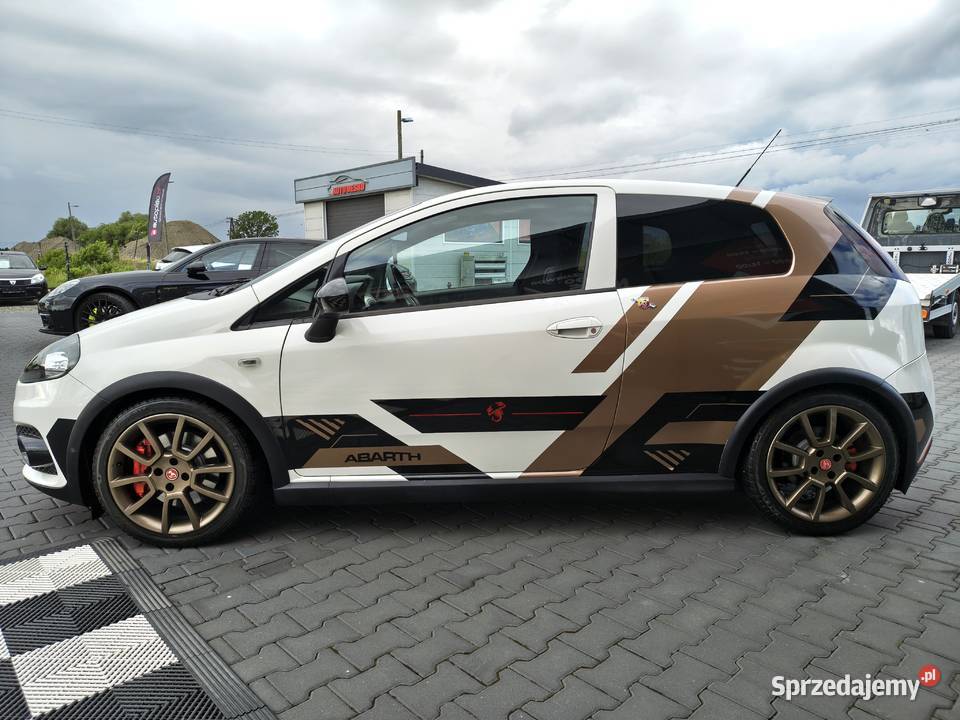 Fiat Punto ABARTH PIĘKNY Niski Oryg Przebieg biały podkarpackie Zarszyn