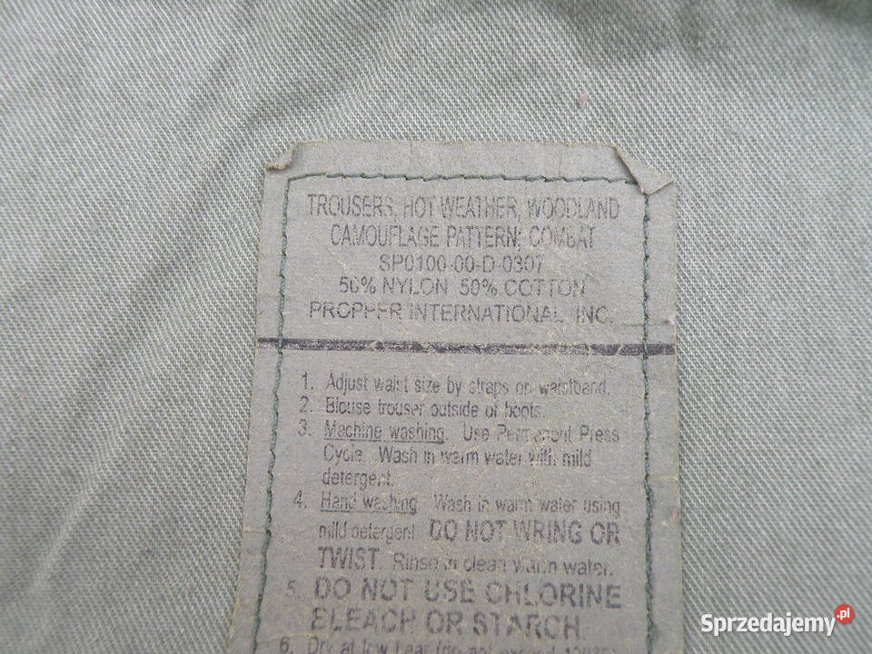 Spodnie bdu woodland medium regular Wrocław