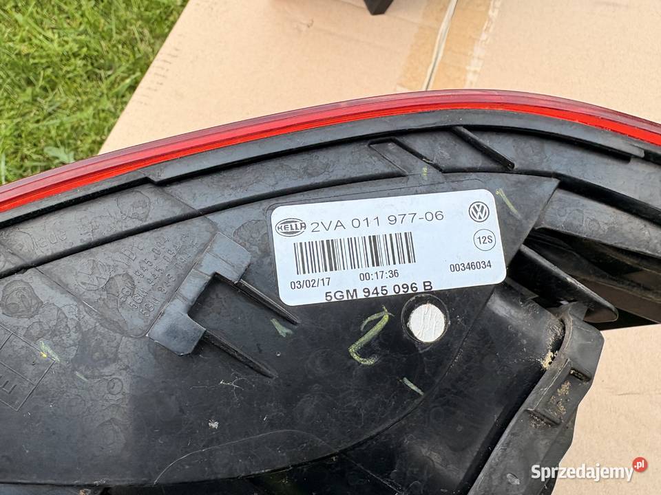Oryginalne tylne lampy VW Golf 7 HELLA komplet osobowe Mińsk Mazowiecki sprzedam