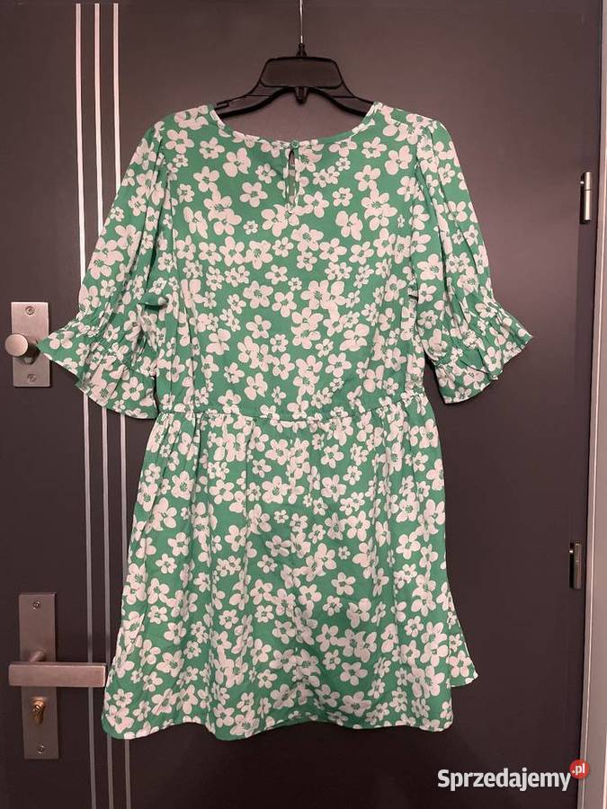 Yours sukienka modny wzór kwiaty floral hit blog Choszczno