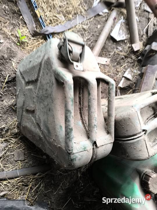 Kanister 20 l 10 l metalowe aluminiowe na ropę Zbiorniki podlaskie Bielsk Podlaski