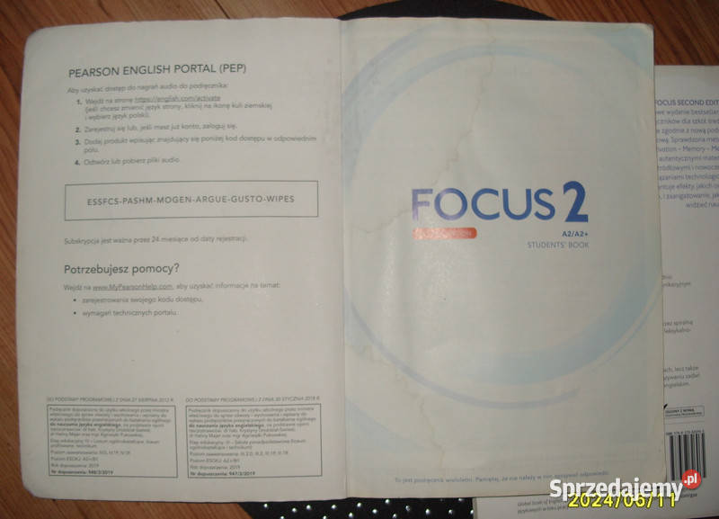 Podręcznik Person karty Focus liceum i technikum Rawicz sprzedam