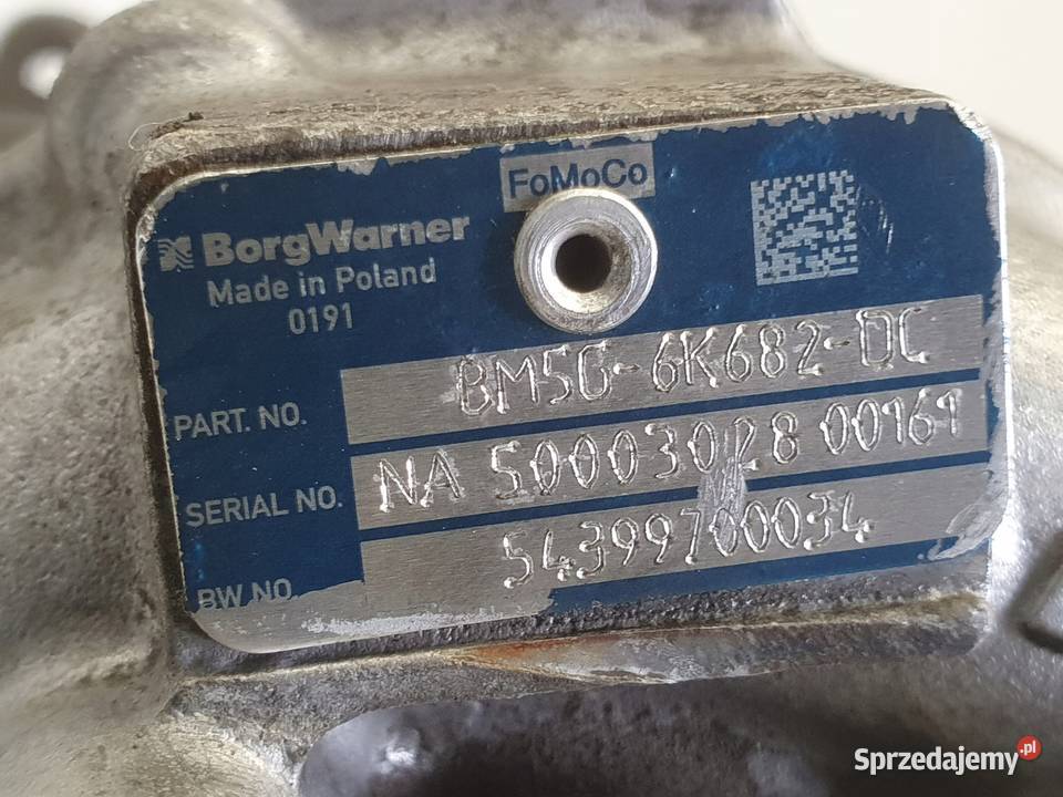 TURBOSPRĘŻARKA Ford Focus MK3 III 16 EcoBoost Rudka