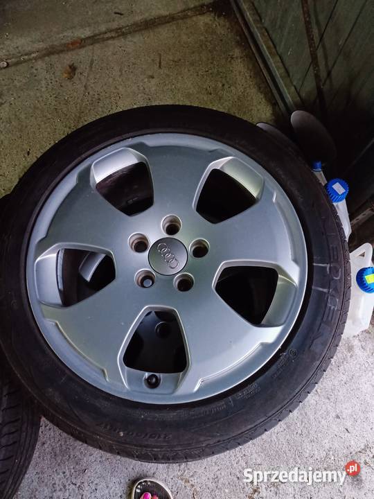 Sprzedam felgi aluminiowe z oponami letnimi mazowieckie Łaskarzew