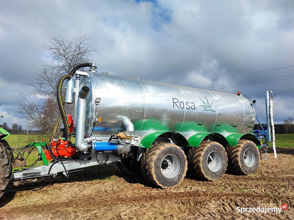 Wóz asenizacyjny ROSA 24000 litrów TANDEM TRIDEM Goliaty