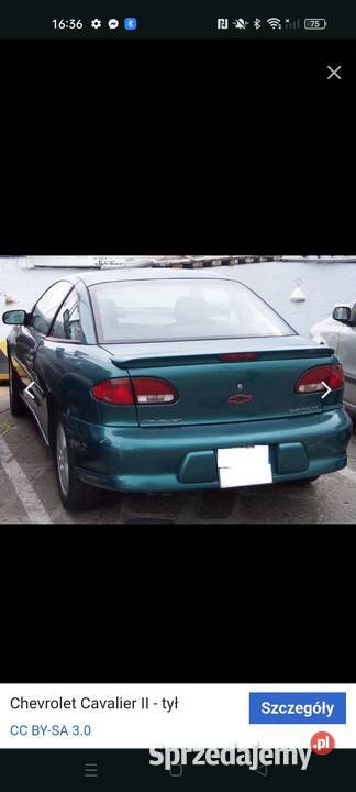 Chevrolet Cavalier klapa bagażnika Lipka sprzedam