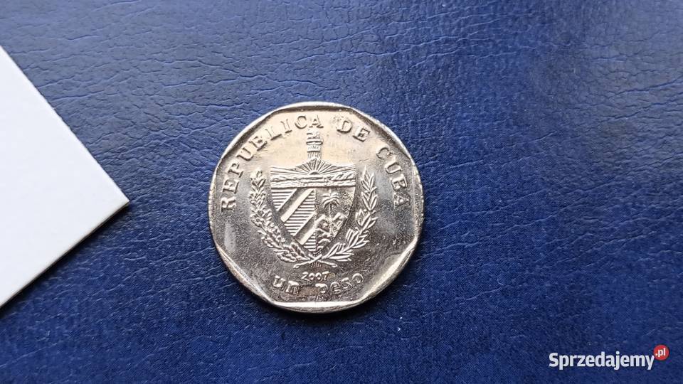 Stare monety 1 peso 2007 Kuba Lesko