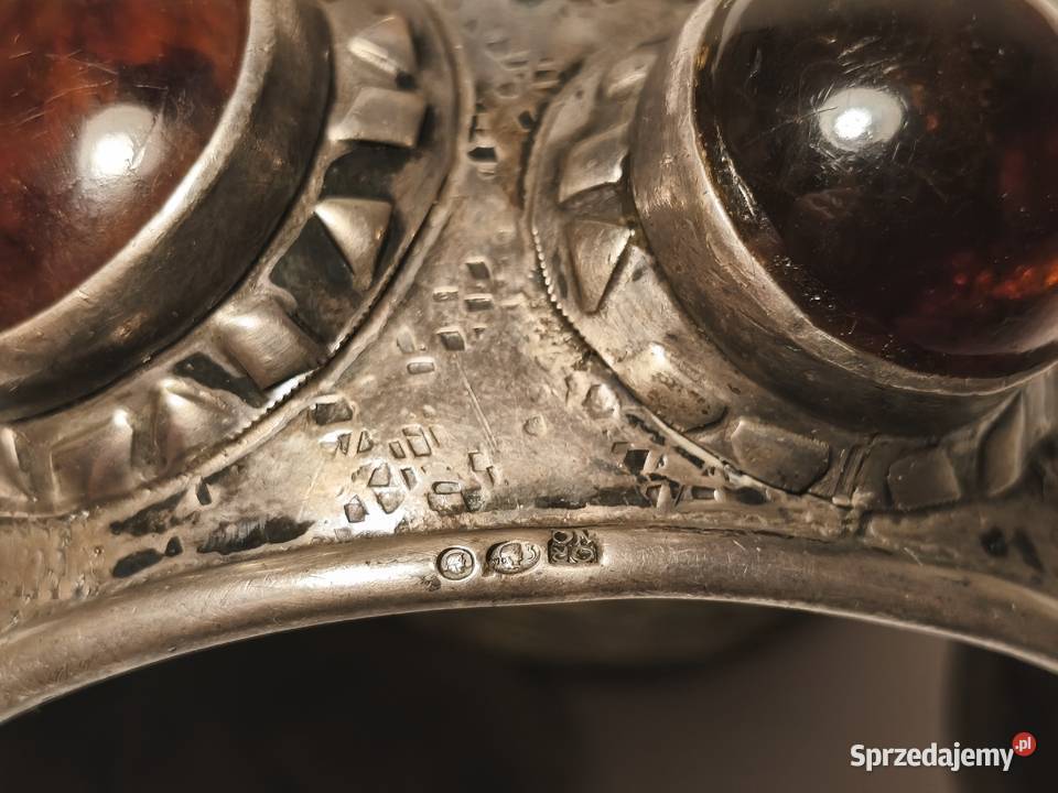 ORNO bransoletka srebrna 800 lata 60 Gdańsk