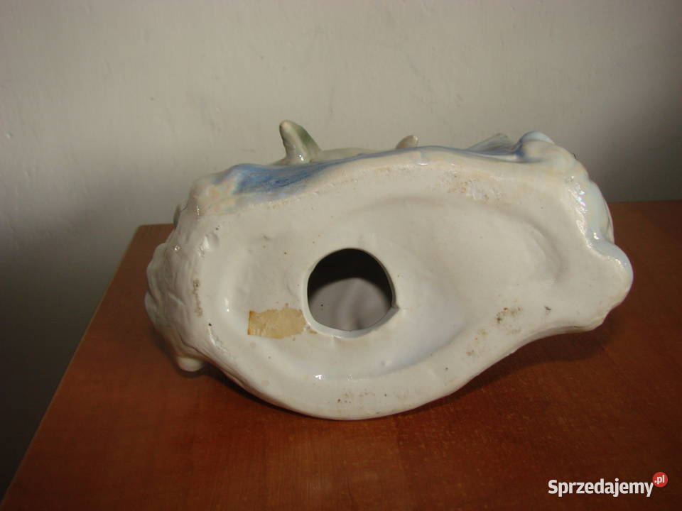 Delfiny ceramika PRL Pruszcz Gdański