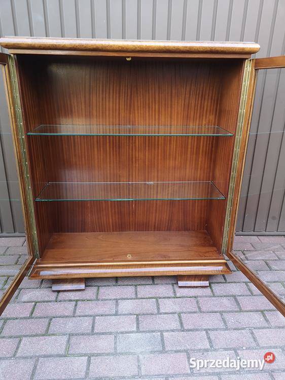 Witryna Biblioteka ARTDECO Orzech Unikat Stara Swarzędz sprzedam