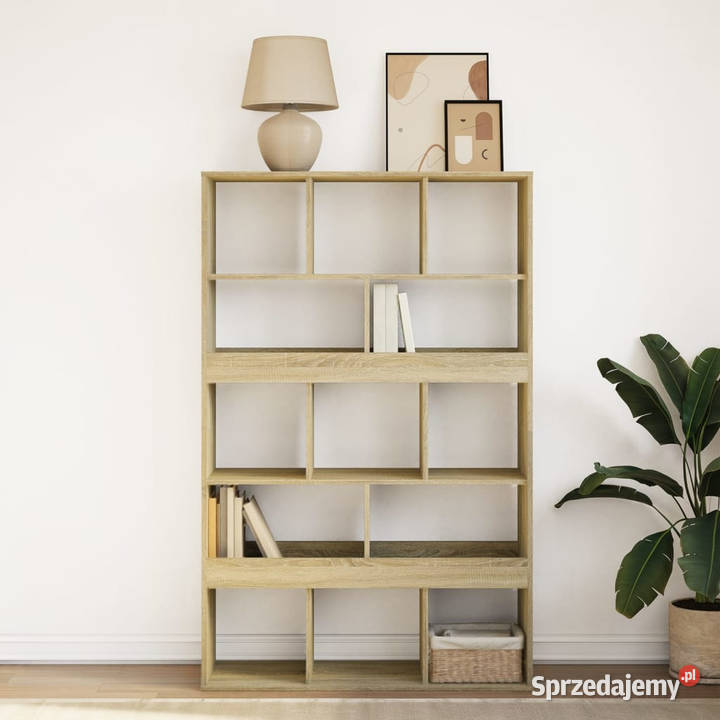 Regał dąb sonoma 100x33x1565 materiał