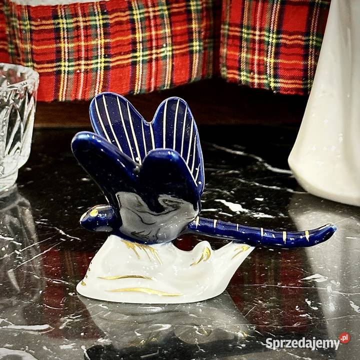 Figurka ważki Rudolf Volkstadt Myszków sprzedam