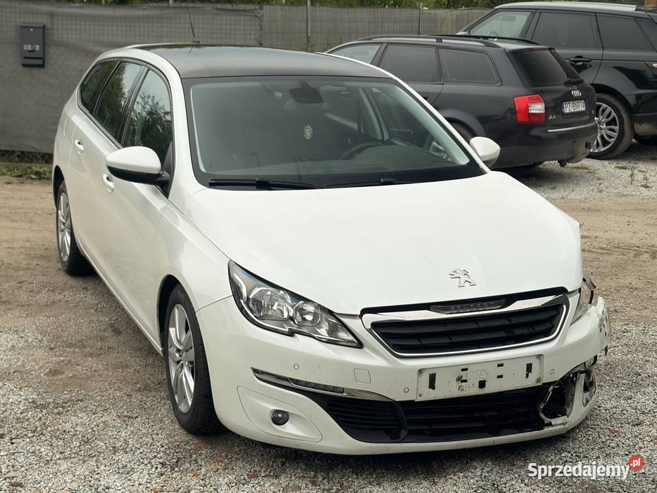 PEUGEOT 308 SW 2015 16 EHDI BIAŁA PERŁA BOGATA Poznań sprzedam