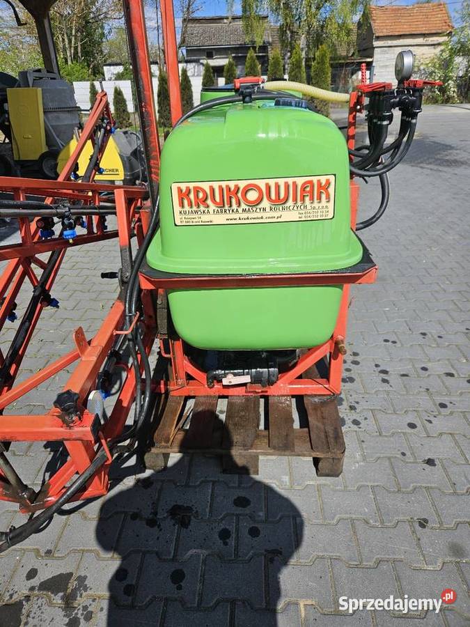 Opryskiwacz krukowiak 400l belka 12m