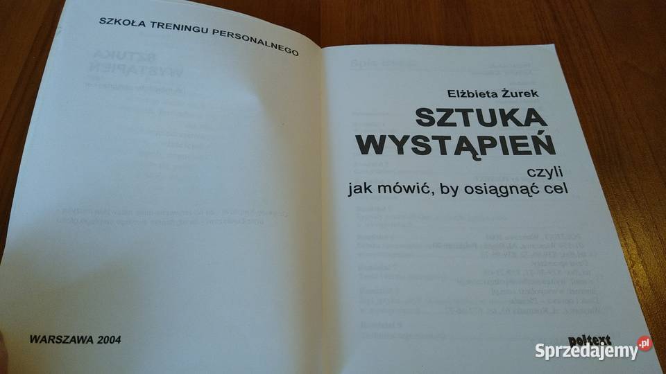 Sztuka wystąpień czyli mówić by osiągnąć cel Gdańsk sprzedam