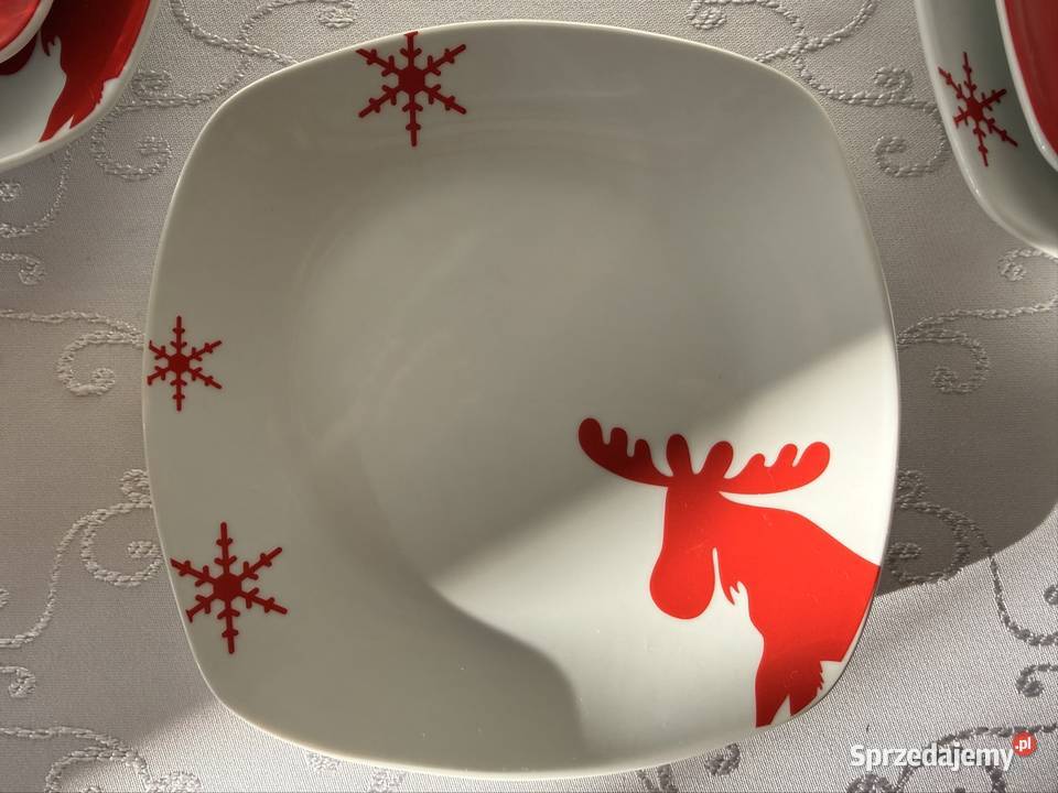 Świąteczny Serwis Kawowy CreaTable 18 el Renifer śląskie Czerwionka-Leszczyny sprzedam