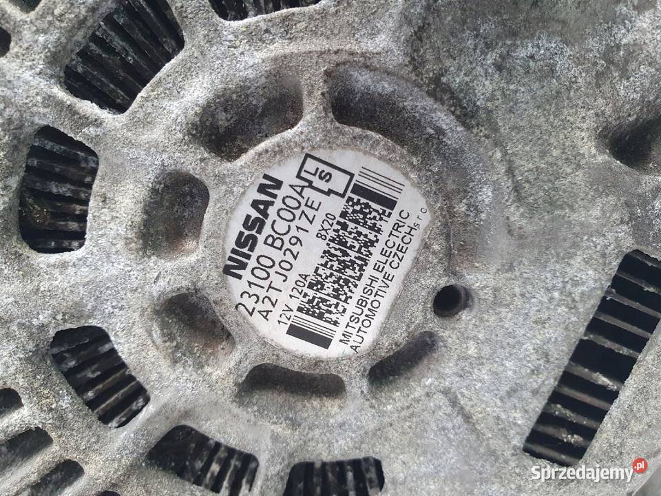 ALTERNATOR Nissan Note 16 16V oryginał Chełm sprzedam