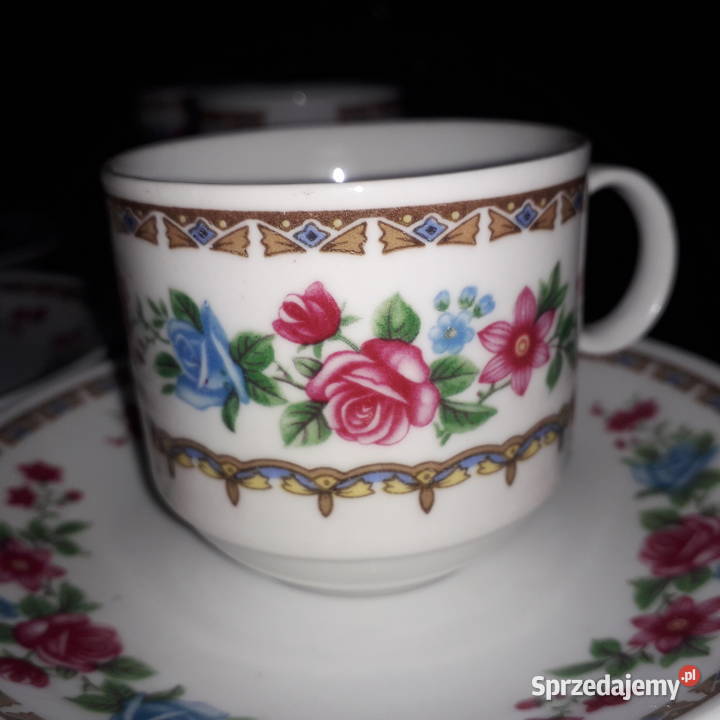 filiżanki sześć sztuk wielokolorowy Kraków