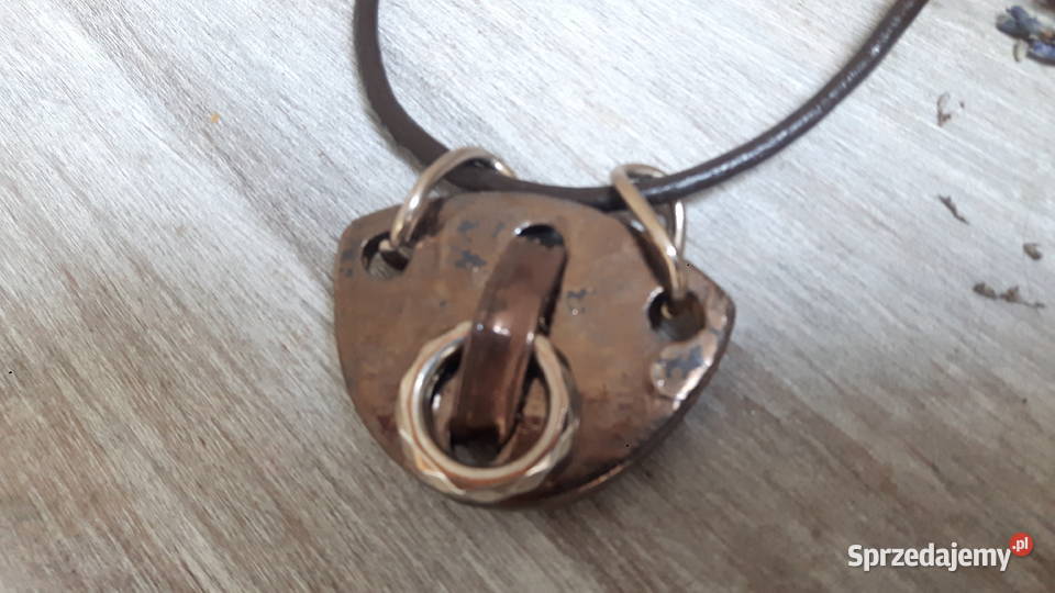 Naszyjnik ceramiczny ręcznie wykonany Otwock