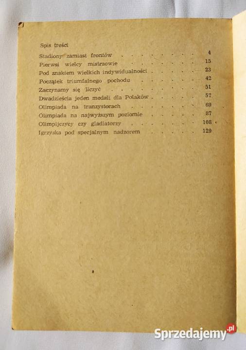 OLIMPIADY LETNIE Tadeusz Olszański Hajnówka sprzedam