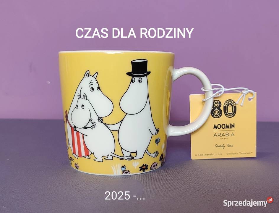 Muminki KUBEK Moomin Arabia Finland CZAS RODZINY Jasień