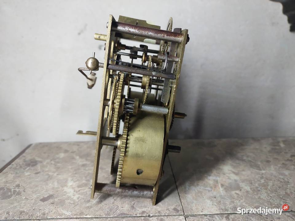 M184 Mechanizm starego zegara ściennego Junghans Tczew