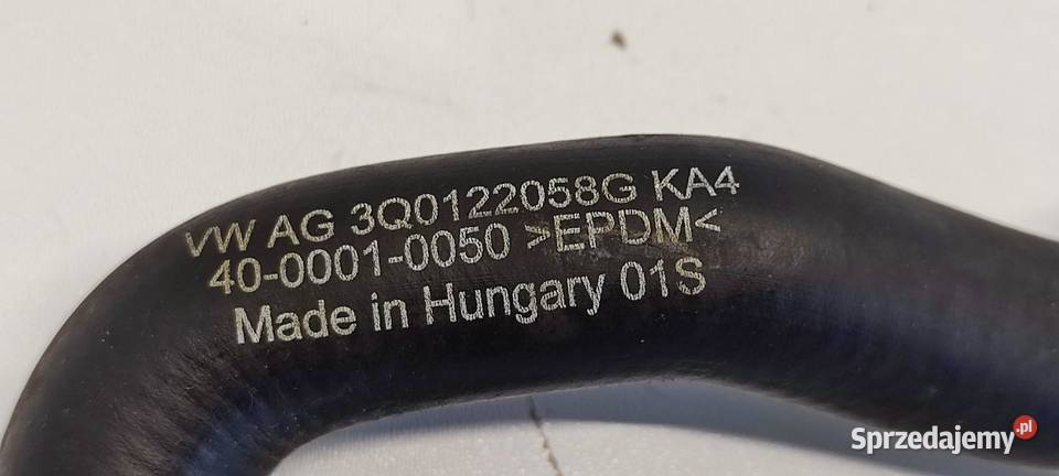 SKODA SUPERB III RURA PRZEWODY WODY 3Q0122058G sprzedam