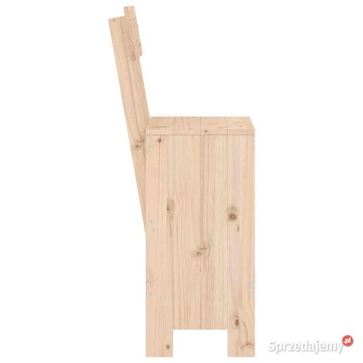 Stołki barowe 2 40x485x1155 lite drewno sosnowe Warszawa