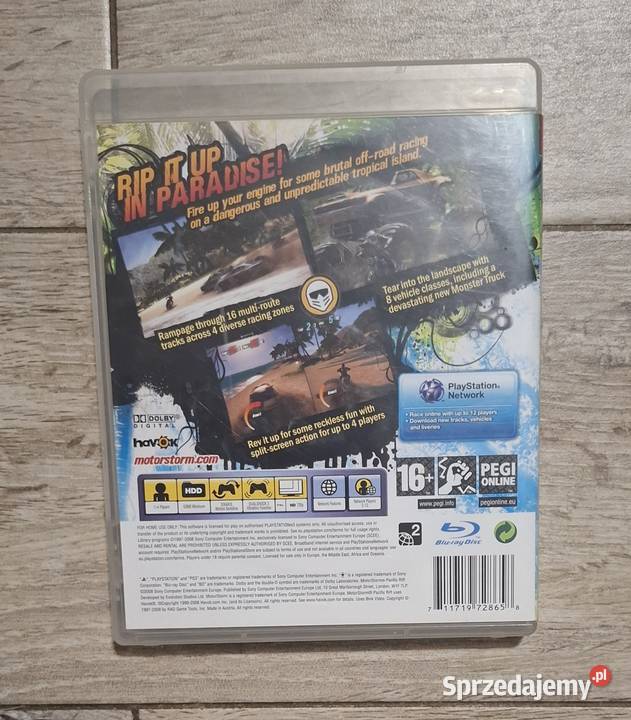 Gra Motorstorm Pacific Rift 3 PlayStation 3 Gry na konsole Żuromin