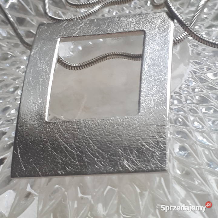 Naszyjnik damski srebro szczotkowane Dla kobiet Zgierz