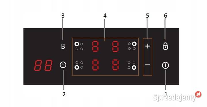 Płyta indukcyjna do zabudowy 60 Vivax BH04MIN Skawina
