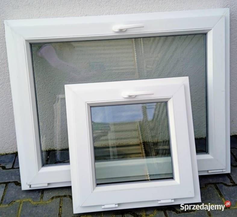 Okno gospodarcze uchylne Nowe PCV 60x50 Okna ścienne