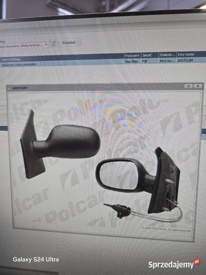 Lusterko zewnetrzne Lewe Renault Megan Scenic pomorskie