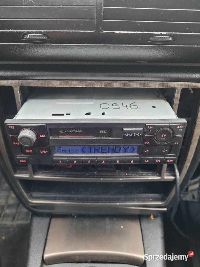 Radio beta oryginał vw sharan passat b5 golf Krosno