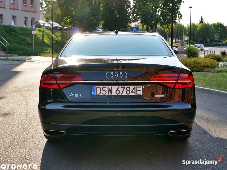 Audi A8 LANG Quatro Masaże Kamera 360 HeadUP 333 dolnośląskie Świebodzice