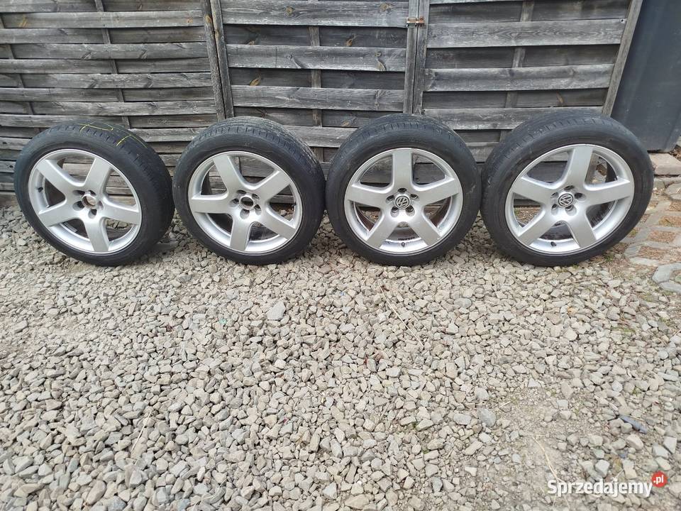 Koła alufelgi 17 5 x100 z oponami letnimi Limanowa