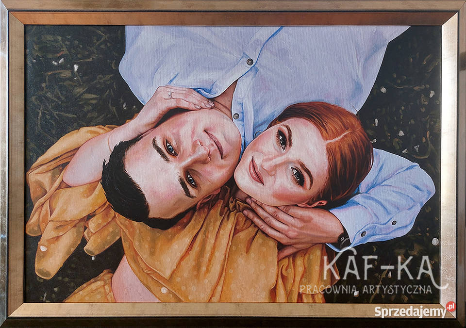 Portrety na zamówienie obrazy olejne na płótnie Katowice