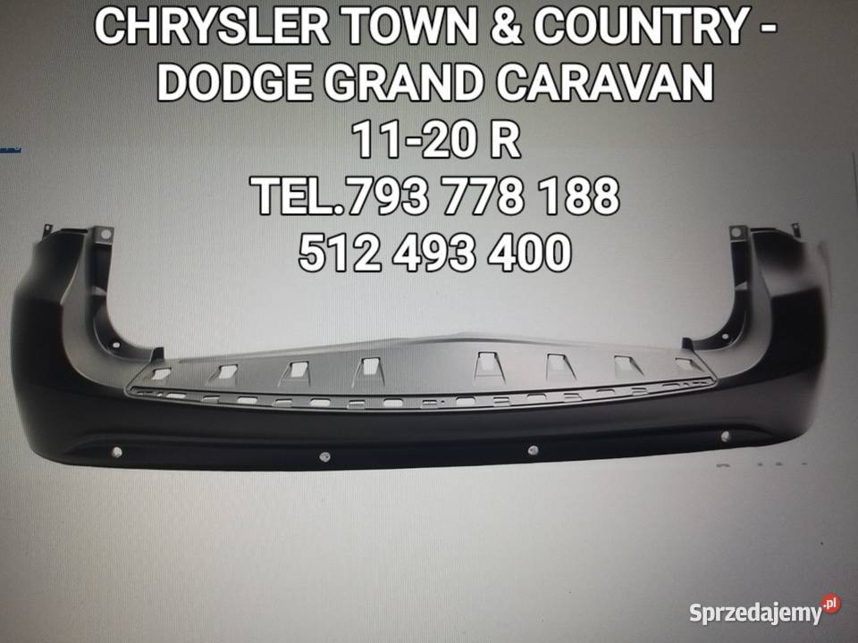 NOWY ZDERZAK CHRYSLER TOWN COUNTRYDODGE GRAND wielkopolskie Kawnice
