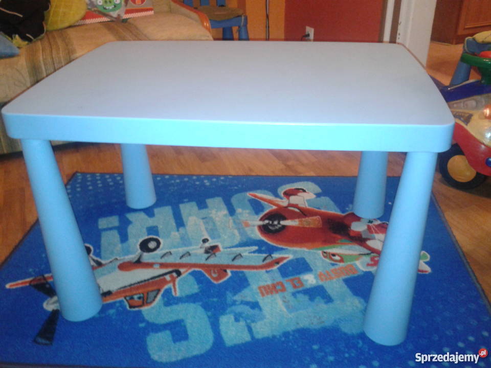 Okazja Stolik niebieski mamut z krzesełkami kujawsko-pomorskie Bydgoszcz