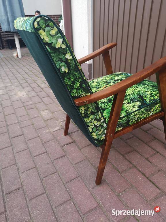 Stary Fotel Klubowy PRL Renowacji wielkopolskie Swarzędz