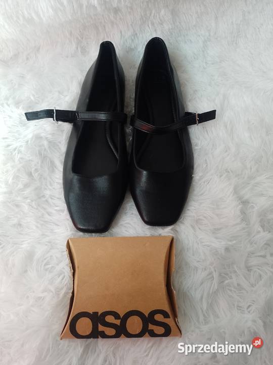39 ASOS Design Czarne baleriny biznesowe z Kraków