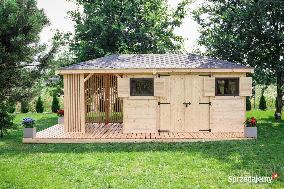 Domek narzędziowy Letniskowy Altana 4x6m Torino Łódź