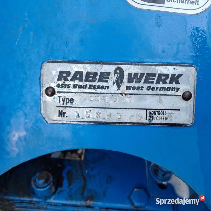 Agregat uprawowo siewny rabewerk amazone d7 Kadłub Wolny