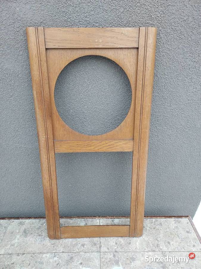 6 Drzwi front skrzyni obudowy starego zegara Antyki