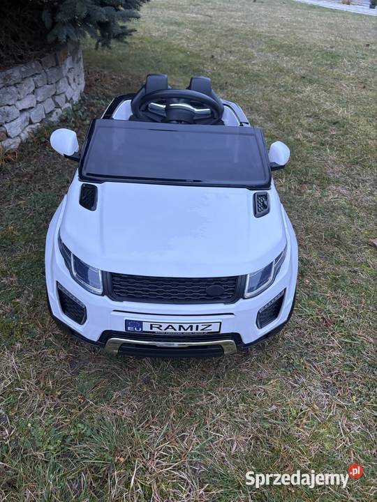 Samochód na akumulator Rapid Racer biały 12V Kęty
